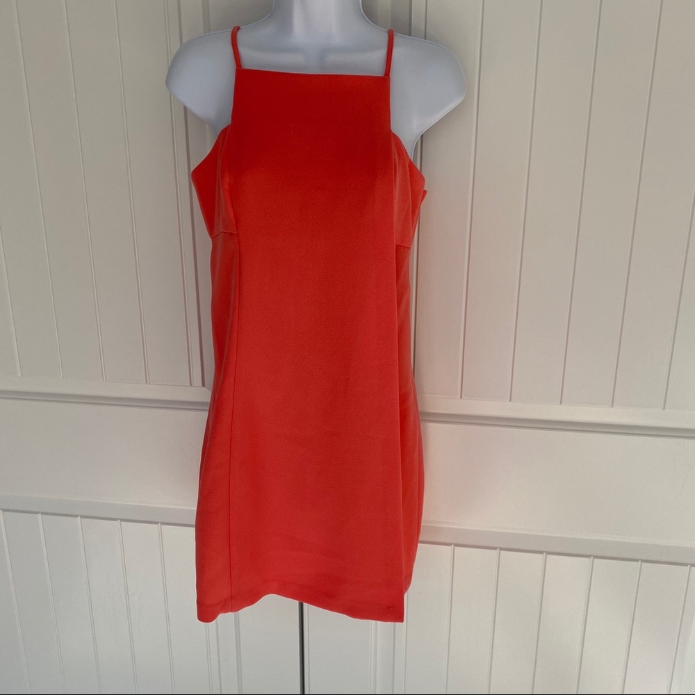 BCBGeneration NWT sherbet faux wrap dress size 6